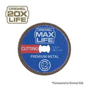 Dremel Max Life EZ506HP 1-12“ (38.1mm) High Performance Premium Metal Cutting Wheel, Blue