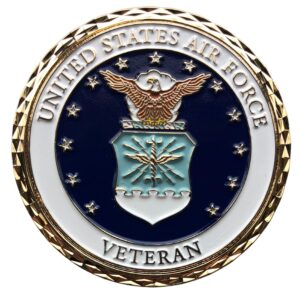 united states air force veteran usaf service to a grateful nation challenge coin
