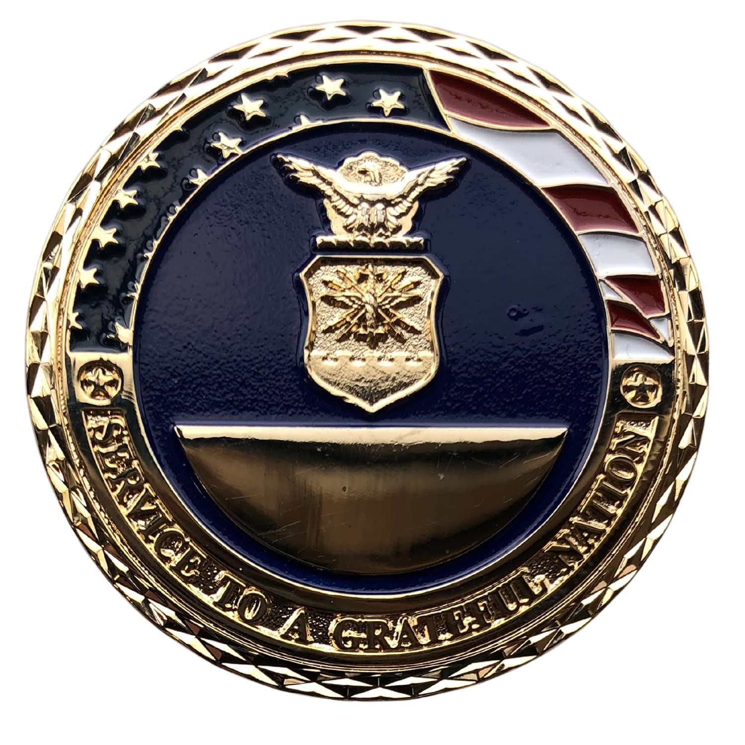 United States Air Force Veteran USAF Service to A Grateful Nation Challenge Coin