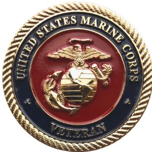 United States Marine Corps Veteran USMC Service to A Grateful Nation Challenge Coin