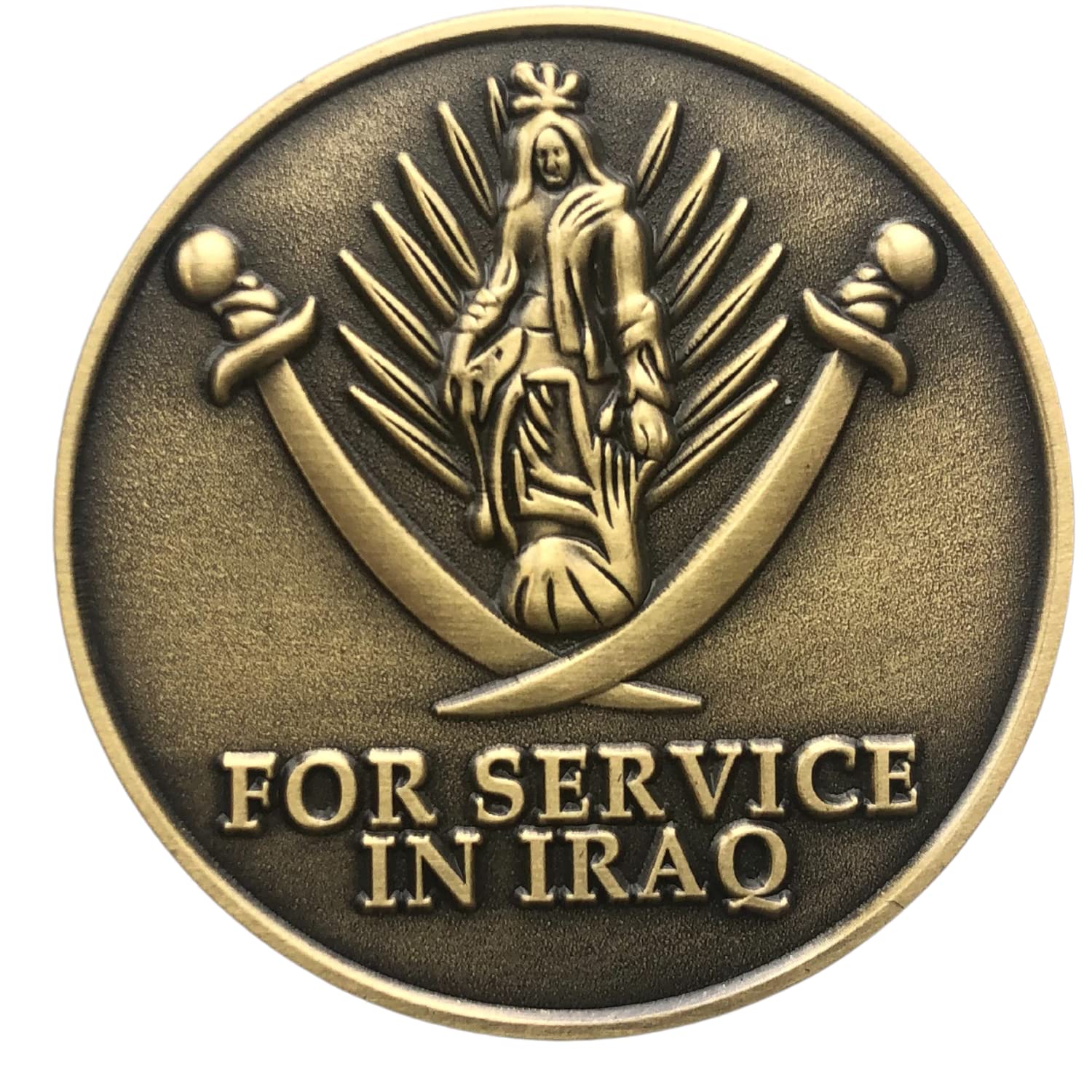 United States Military Iraq Campaign for Service in Iraq Challenge Coin