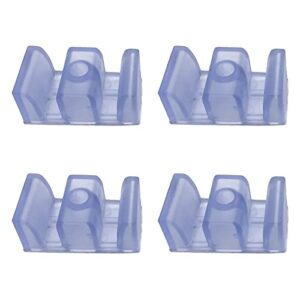 49mm anti-collision block for shower room glass sliding door shower door bottom guide assembly clear (4pcs)