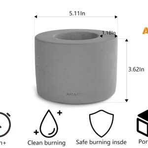 Ararg Tabletop Fire Pit Smores Maker Tabletop Fireplace Smokeless Fire Pit Personal Firepit Indoor Fireplace Isopropyl Alcohol Ethanol Fire Pit Bowl Mini Fireplace House Warming Gift