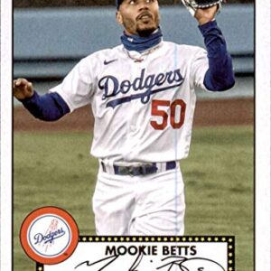 Baseball MLB 2021 Topps 1952 Topps Redux #T52-6 Mookie Betts NM-MT Dodgers