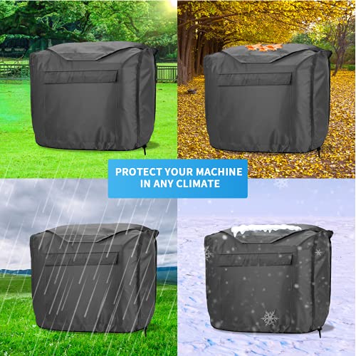 Joramoy Generator Covers Waterproof for Honda Inverter Generators EU2200i EU2200ic EU2000i EU2000ic Camo Companion for Honda Power Equiment Heavy Duty 420D Oxford Cover