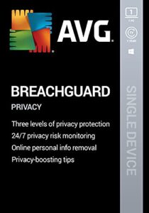 avg breachguard 2021 | online privacy and security | 1 pc, 1 year [download]