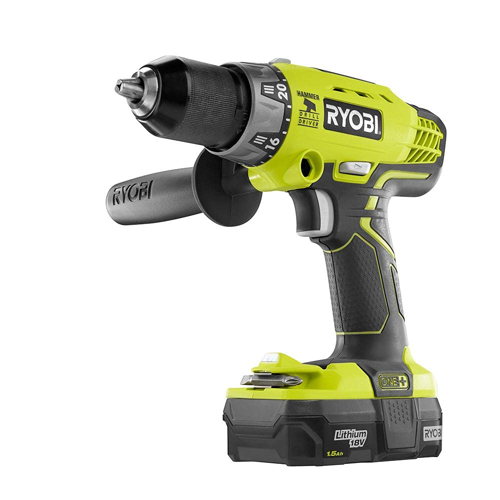 Ryobi One+ 18v 1/2 inch hammer drill/driver kit