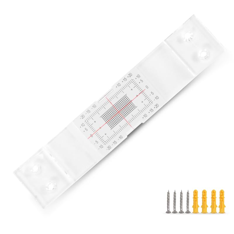 Concrete Crack Monitor, Crack Monitoring Record Standard Tell-Tale Crack Monitor for the Standard and Corner Tell-Tale (`1PC)