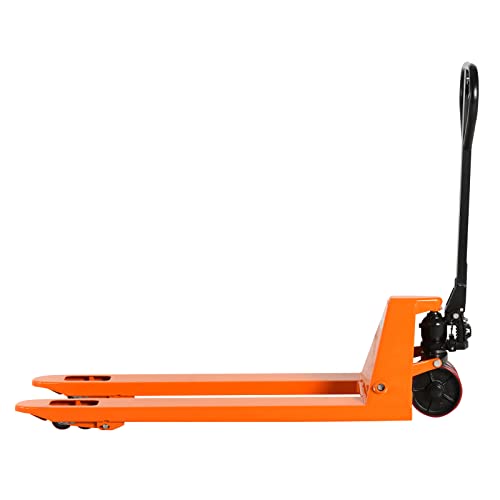 Tory Carrier Manual Pallet Jack 6600 Lb. Capacity, Pallet Truck 48 ×27 W Fork Size Standard Duty Hand Trucks