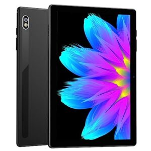 eew tablet 10 inch android 10.0, 1280x800 hd touchscreen, 32gb rom expandable to 128 gb, dual camera & speaker, 6000mah battery, support bluetooth wifi gps (2022 release)