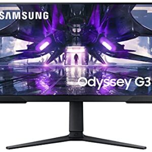 SAMSUNG Odyssey G3 FHD Gaming Monitor, 144hz, HDMI, Vertical Monitor, AMD FreeSync Premium, G30A (LS24AG302NNXZA),24-Inch