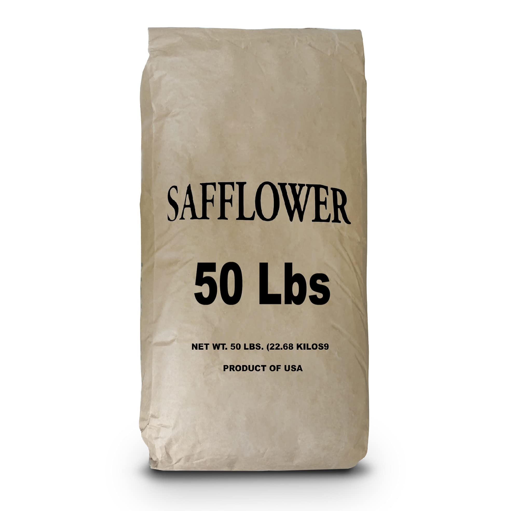 EasyGo Product Safflower Bird Seed Wild Bird Food – Great for Cardinals, Chickadees, Titmice, Doves, Woodpeckers and Grosbeaks – 50 Pounds, White (Model: Safflower-50)