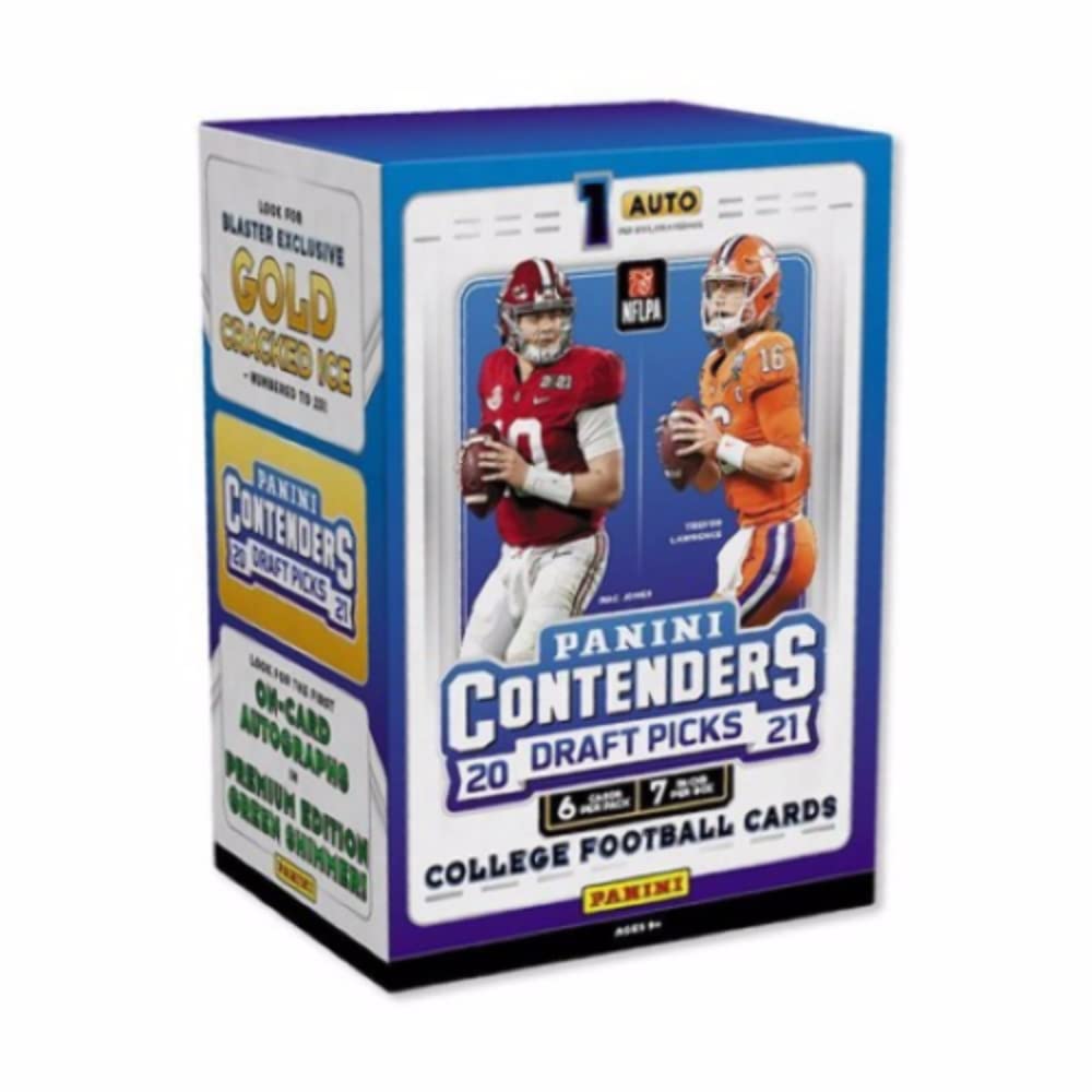 2021 Panini Contenders Draft Picks College Football Blaster Box One Autograph Per Box