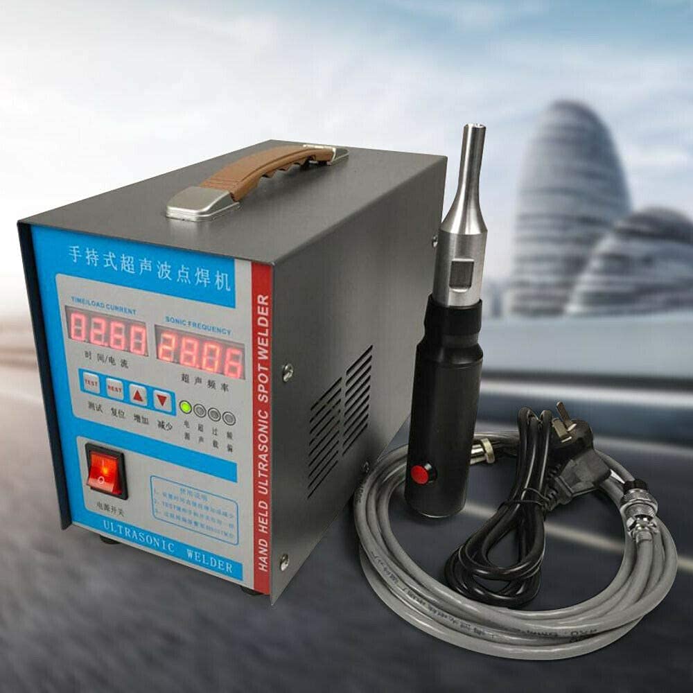 YIYIBYUS Ultrasonic Plastic Spot Welder,110V 28kHz High Frequency Portable Ultrasonic Plastic Welder Plastic Spot Welder