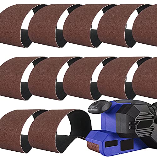 12 Pcs 3 x 18 Inch 40 Grit Sanding Belts Sander Belts - 3x18 in