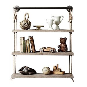 gdrasuya10 wall mounted bookshelf, modern wood book shelves,wall shelf unit bookshelf hanging wall shelves farmhouse kitchen bar shelving