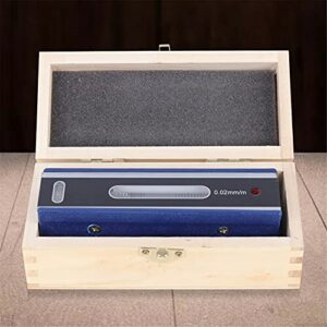 TINVHY 6 Inch Master Precision Level in Fitted Box for Machinist Tool, Cast iron body with Wooden Case