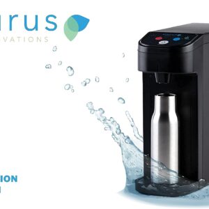 Purus Innovations Countertop Water System, Tri-Temp, Self-Cleaning with Smartchill*, for Home or Small Office. Features Patented ThermaRinse/SmartChill Technology..*Requires Drain Connection