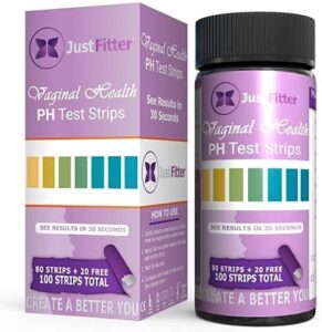 just fitter vaginal ph test. ph balance test strips for women. this vaginal ph test helps detect bv bacterial vaginosis or vaginal infection. feminine ph test strip, a must have for womens ph balance