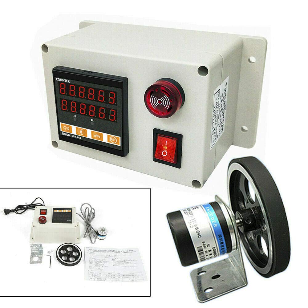 Digital Pulse Length Meter Rotary Encoder Distance Meter Counter Mounting Bracket Counter Tool Kit 300ppr