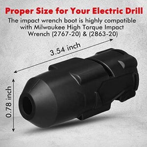 Impact Protective Boot, Electric Tools 49-16-2767 High Torque Impact Wrench Boot, 2767 Boot Compatible for Milwaukee M18 FUEL 1/2 & Milwaukee Protective Boot 2767-20 & 2863-20
