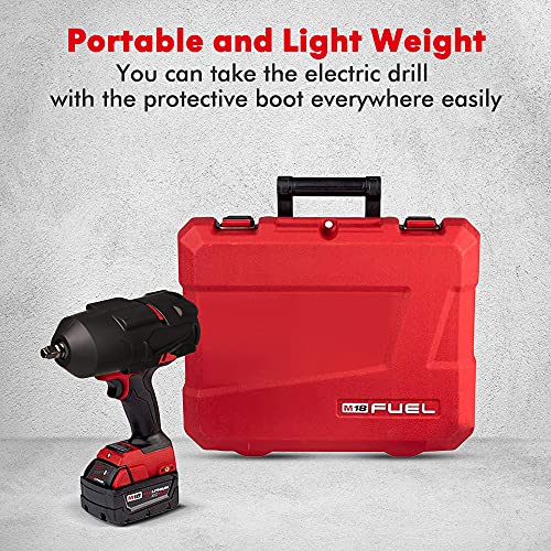 Impact Protective Boot, Electric Tools 49-16-2767 High Torque Impact Wrench Boot, 2767 Boot Compatible for Milwaukee M18 FUEL 1/2 & Milwaukee Protective Boot 2767-20 & 2863-20