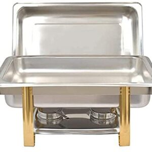 Food Warmer Chafing Dish Buffet Set Dishes Stainless Steel and Buffet Warmer Sets with Warmer and Lid for Parties Buffets