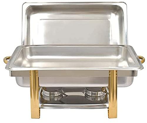 Food Warmer Chafing Dish Buffet Set Dishes Stainless Steel and Buffet Warmer Sets with Warmer and Lid for Parties Buffets