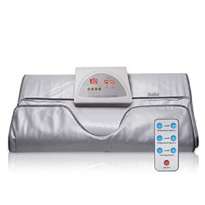 anbt infrared sauna blanket,lightweight portable personal steam sauna spa for home spa detox, relaxation