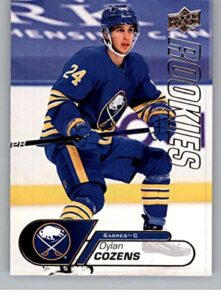 2020-21 upper deck nhl star rookies box set #14 dylan cozens buffalo sabres hockey card (rc - rookie card) nm-mt