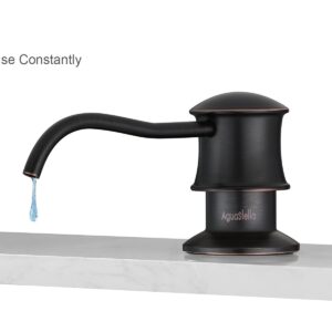 AguaStella AS94ORB Oil Rubbed Bronze Pull Down Kitchen Faucet and ASF42ORB Oil Rubbed Bronze Built in Soap Dispenser Combination