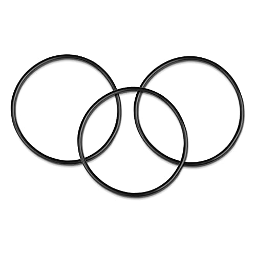 O-Ring for Reverse Osmosis Water Filter Housings Diameter 3.5" O.D. Black 3 Pcs O-Ring Set