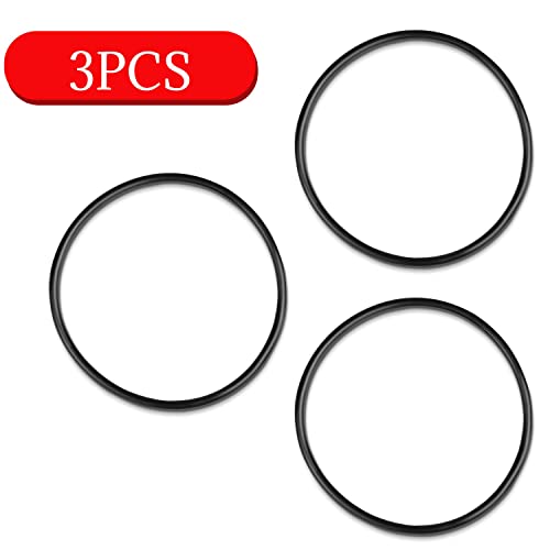 O-Ring for Reverse Osmosis Water Filter Housings Diameter 3.5" O.D. Black 3 Pcs O-Ring Set