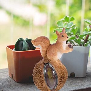 KESYOO 1pc Resin Squirrel Ornament Resin Squirrel Statue Squirrel Figurine Automotivearts & Crafts Dining Room Table Decor Garden Animal Statue Outdoor Lawn Indoor Ornament Dining Table