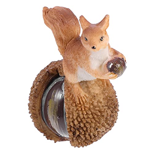 KESYOO 1pc Resin Squirrel Ornament Resin Squirrel Statue Squirrel Figurine Automotivearts & Crafts Dining Room Table Decor Garden Animal Statue Outdoor Lawn Indoor Ornament Dining Table