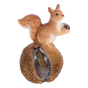 KESYOO 1pc Resin Squirrel Ornament Resin Squirrel Statue Squirrel Figurine Automotivearts & Crafts Dining Room Table Decor Garden Animal Statue Outdoor Lawn Indoor Ornament Dining Table