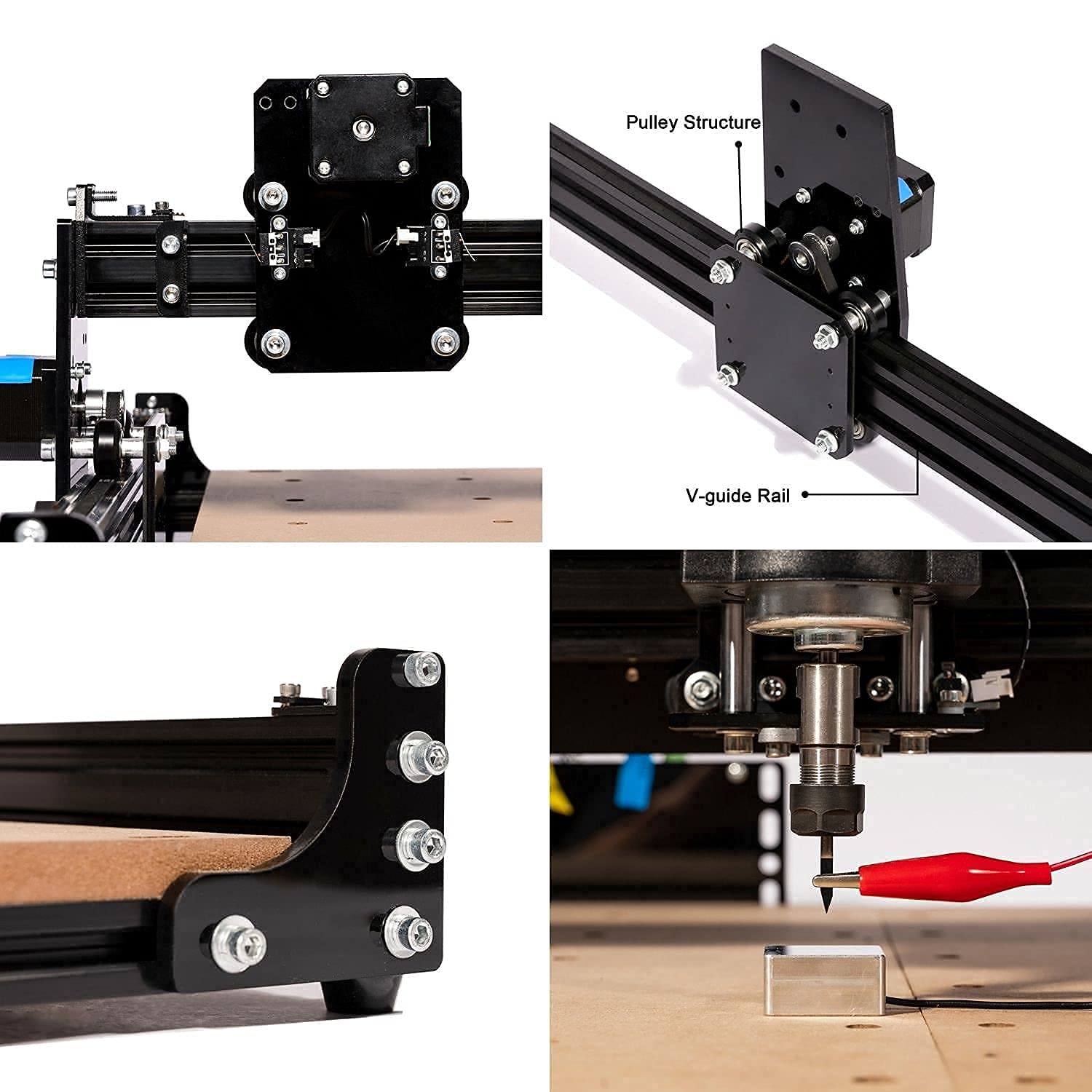 FoxAlien Masuter 4040 3-axis CNC Router Machine + 300W Spindle Upgrade Kit