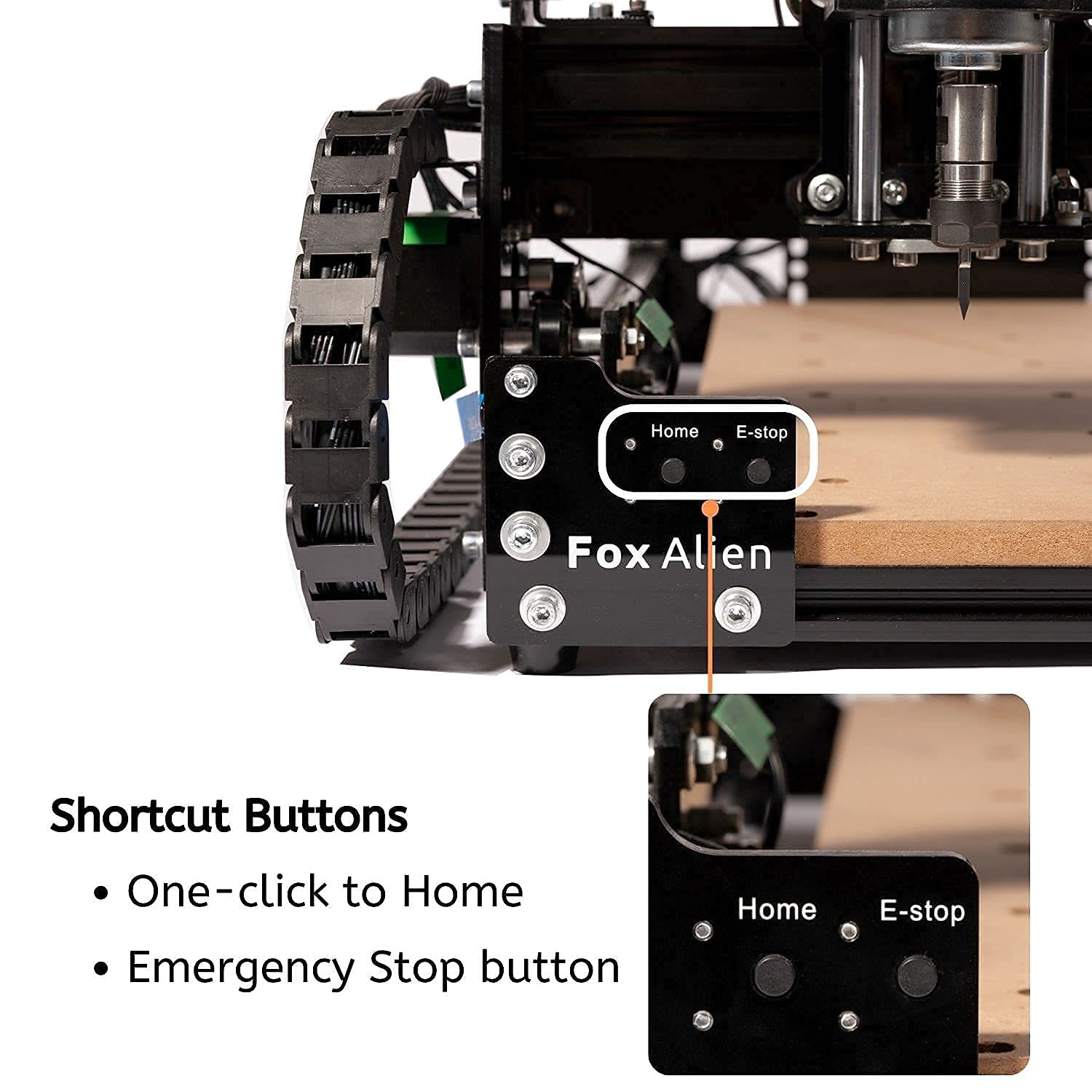 FoxAlien Masuter 4040 3-axis CNC Router Machine + 300W Spindle Upgrade Kit