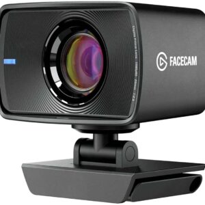 Elgato Facecam - 1080p60 True Full HD Webcam for Live Streaming, Gaming, Video Calls, Sony Sensor, Advanced Light Correction, DSLR Style Control, works with OBS, Zoom, Teams, and more, for PC/Mac