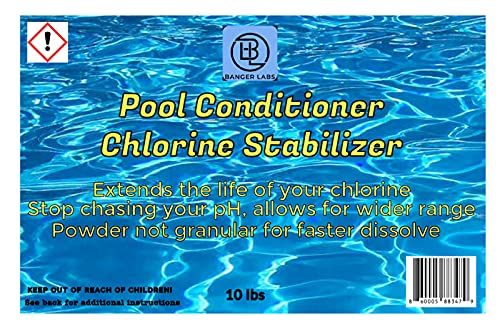 Pool Conditioner Chlorine Stabilizer 10lb Bag