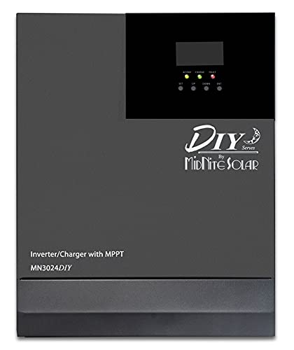 MidNite Solar MN3024DIY MPPT Inverter/Charger 120VAC 24VDC 3000W Black