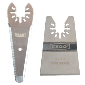 XXGO 120 Pcs Oscillating Multitool Blades Accessories Kits Compatible with Bosch, Chicago, Craftsman, Dremel, Fein, Harbor Freight, Milwaukee, Porter Cable, Ridgid, Ryobi, Rockwell XG1201