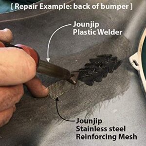 JOUNJIP Plastic Welding Repair Kit with 40 More Additional Specially Formulated Plastic Rods with Carbon and Glass Fibers for Extra Strength and Flexibility