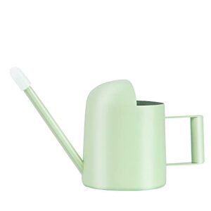yisssn mini bonsai watering can for indoor plants stainless steel, 10oz/300ml (green)