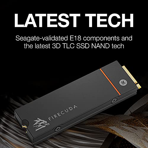 Seagate FireCuda 530 4TB M.2 PCIe Gen4 NVMe SSD - 7300MB/s, 5100 TBW, Heatsink, Rescue Services