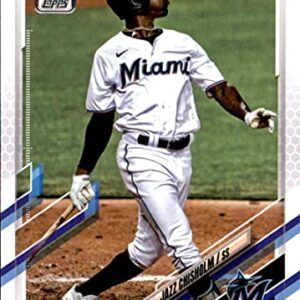 2021 Topps #538 Jazz Chisholm Miami Marlins Baseball Rookie Card