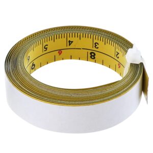 heyous metal measuring tape self-adhesive t-track scale woodworking measuring tools 3 meter long 13mm wide (left-right reading)