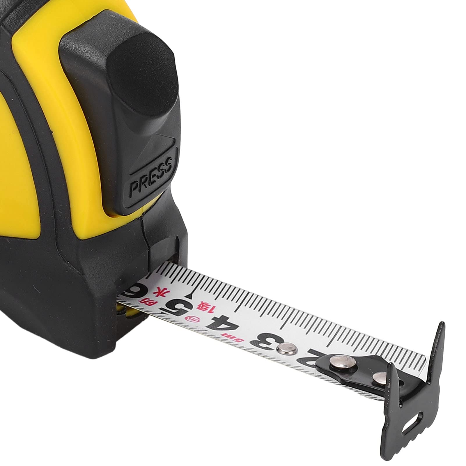 16.4ftx0.7in Steel Measure Tape, Retractable Dual Side Ruler with Metric System, Imperial System and Luban System, Auto Lock High Accuracy Heavy Duty Tape Measure Steel Blade Tape Measure