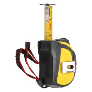 16.4ftx0.7in Steel Measure Tape, Retractable Dual Side Ruler with Metric System, Imperial System and Luban System, Auto Lock High Accuracy Heavy Duty Tape Measure Steel Blade Tape Measure