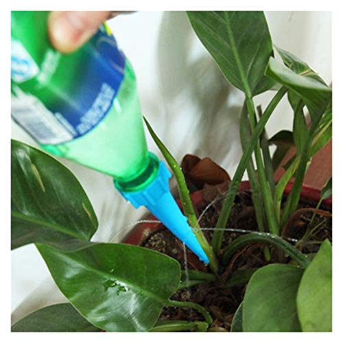 MANHONG Irrigation Dripper Cone Automatic Bonsai Plant Waterer Garden Plant Flower Watering Irrigation Spike Potted Plant Seedling Growth Supplies 6 Pieces